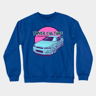 Tuner Culture Retro! Crewneck Sweatshirt